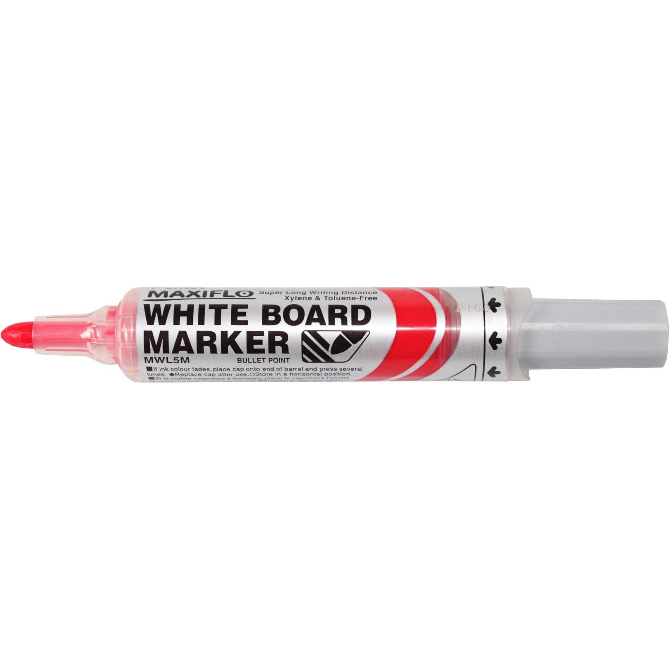 Pentel, Marker, Whiteboard Marker Maxiflo (Red, 6 mm, 1 x)