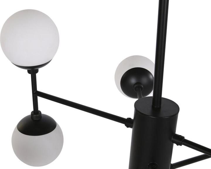 Immagine prodotto DKD Home Decor Lampada da soffitto Crystal Black (76,2 x 76,2 x 40,64 cm)