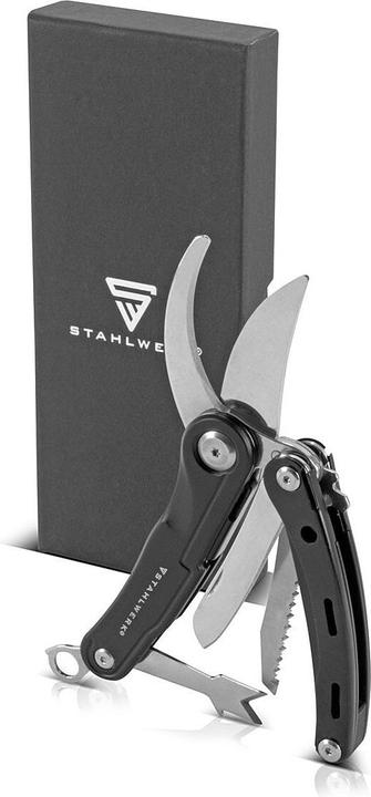 Actual product image Stahlwerk Multitool 5 Tools Pocket knife Multifunctional tool Garden shears (5 Functions)