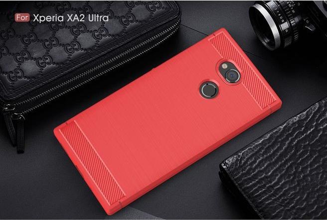 Image du produit MU Classic Housse plastique souple avec motif carbone (Sony Xperia XA2 Ultra)