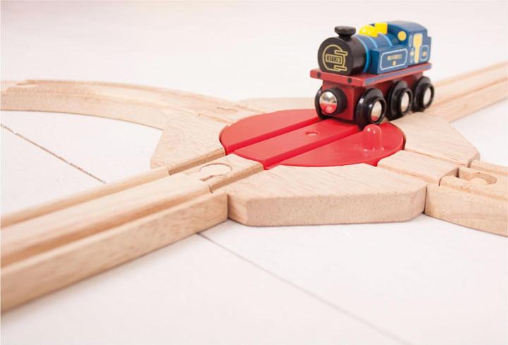 Immagine prodotto Bigjigs Giostra a 4 direzioni con binario in legno