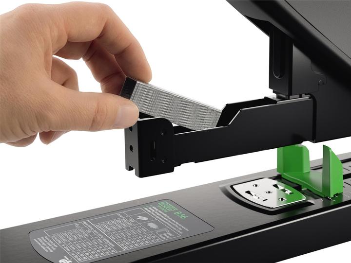 Actual product image Novus Stapler B56 RE+NEW black/green (200 Sheets)
