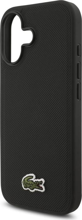 Productafbeelding Lacoste - Hardcase Iconic Petit Pique MagSafe (LCHMP17SPVCK) - iPhone 17 - Black (Apple iPhone 17)