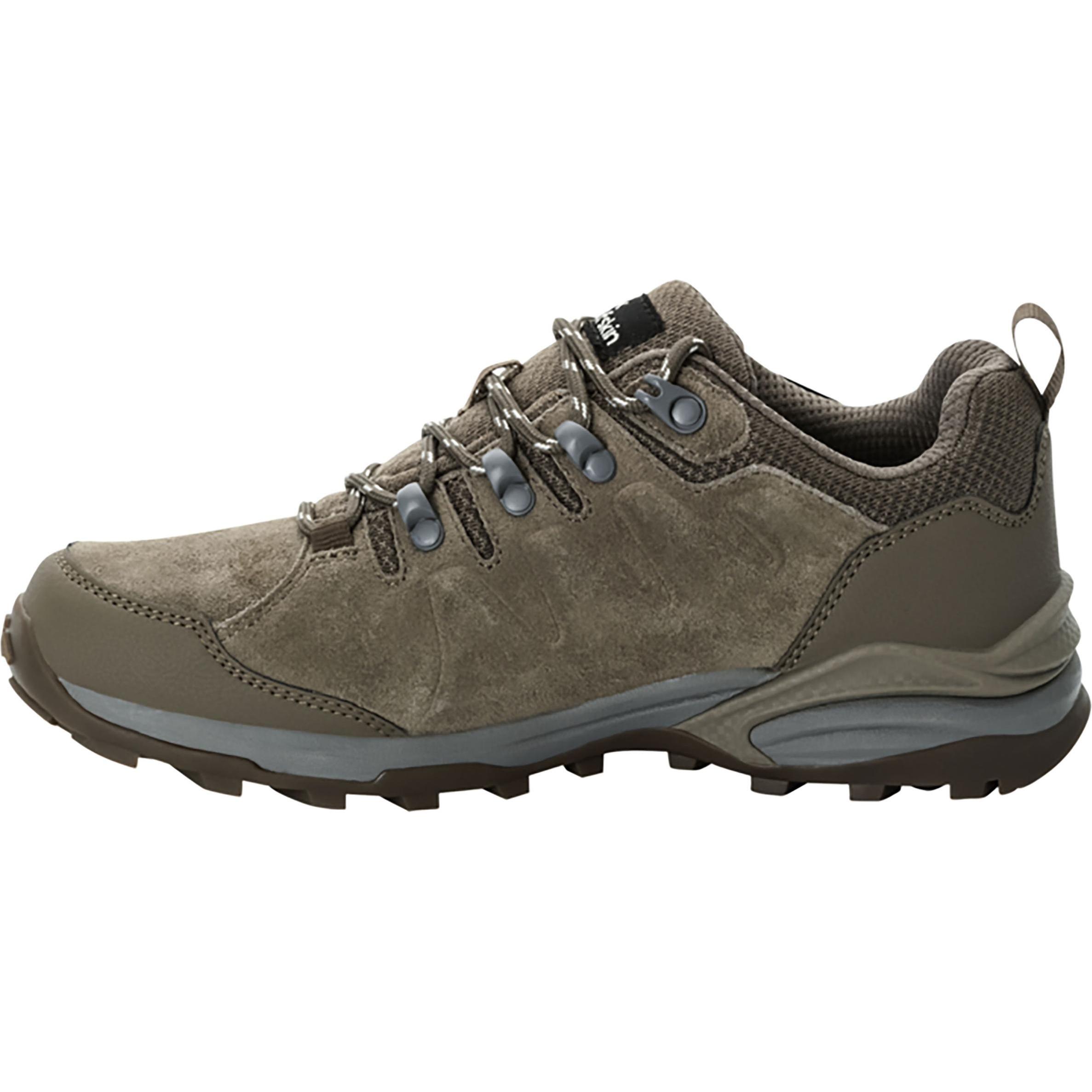 Jack Wolfskin, Damen, Wanderschuhe, Refugio Texapore Low W (40), Braun