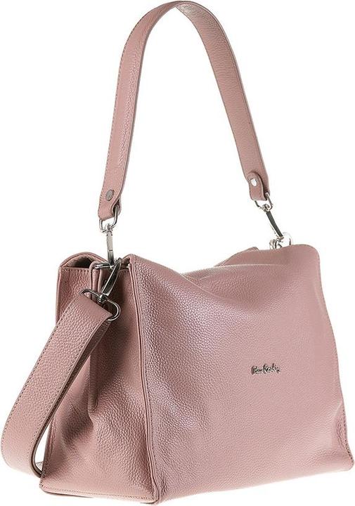 Actual product image Pierre Cardin **Damen Schultertasche Made In Italy - Modell Celeste Plus - 100% Leder** - 28.0 X 24.0 X 15.5 Cm