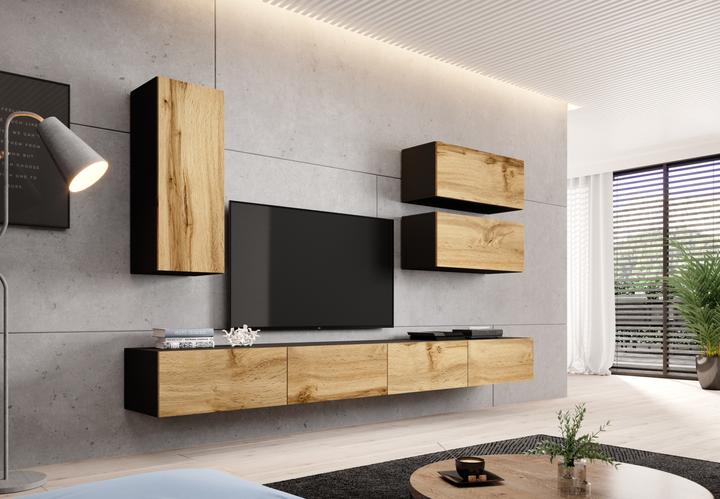 Image du produit Cama RTV VIGO140 C/DW Support TV & Entertainment Center 2 étagères (140 x 30 x 40 cm)