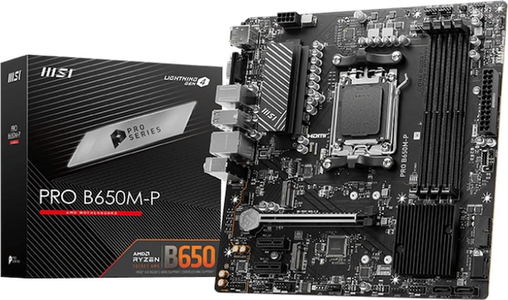 MSI Pro B650M-P (AM5, AMD B650, Mini-ATX)