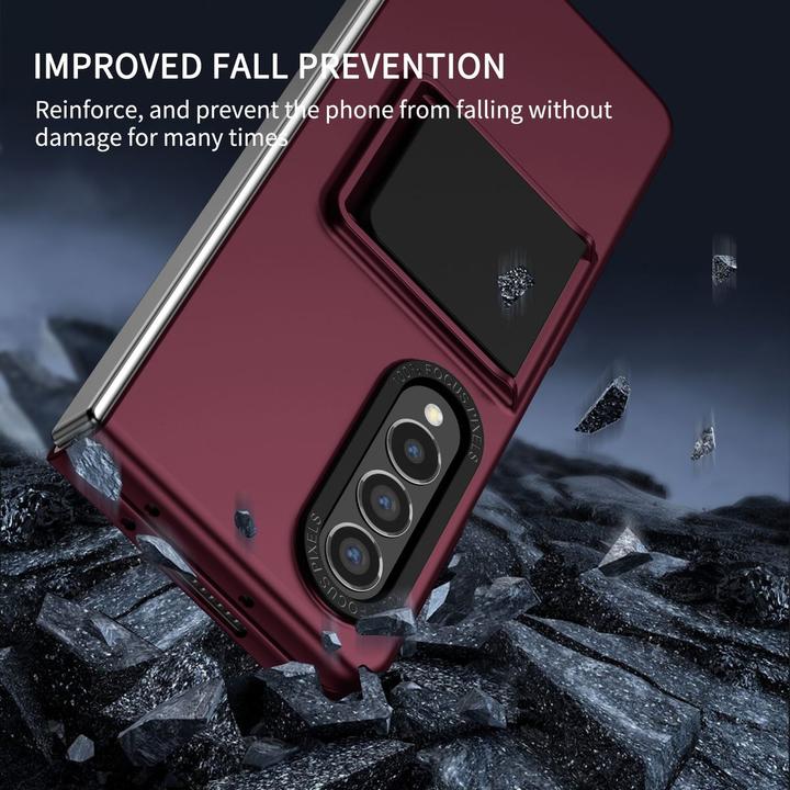 Produktbild König Design Hülle Handy Schutz für Samsung Galaxy Z Fold3 5G Case Cover Tasche Flip Etui Neu (Samsung Galaxy Z Fold3 5G)