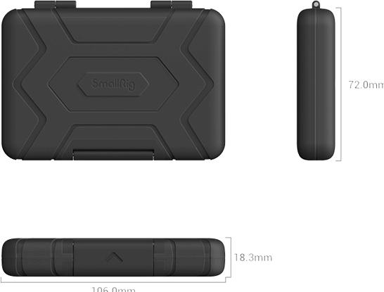 Actual product image SmallRig Memory Card Case (Camera accessory bag, 0.59 l)