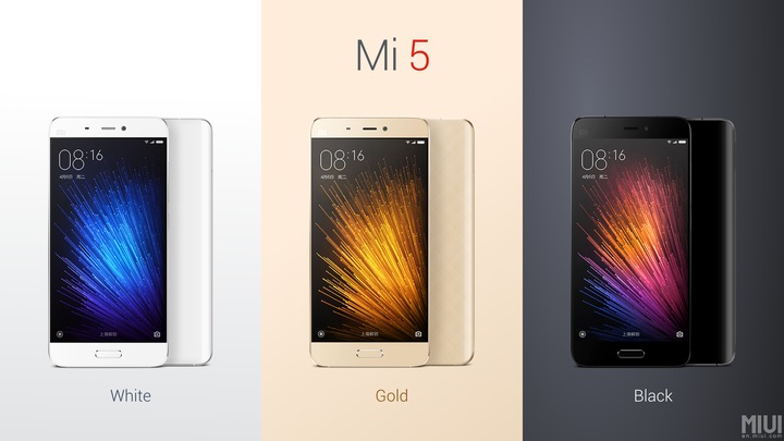Produktbild Xiaomi Mi 5 (32 GB, White, 5.15", Dual SIM, 16 Mpx, 4G)