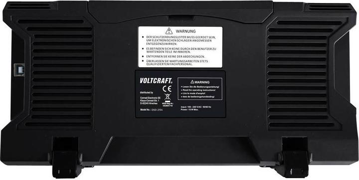 Actual product image Voltcraft Digital oscilloscope (CAT II 600V)