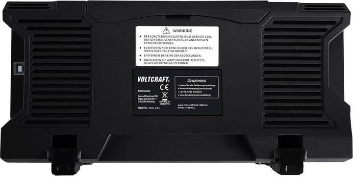 Actual product image Voltcraft Digital oscilloscope (CAT II 600V)