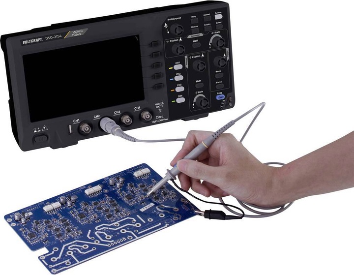 Actual product image Voltcraft Digital oscilloscope (CAT II 600V)