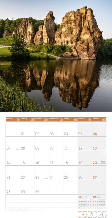 Produktbild Naturwunder Deutschland Kalender 2026 - 30x30