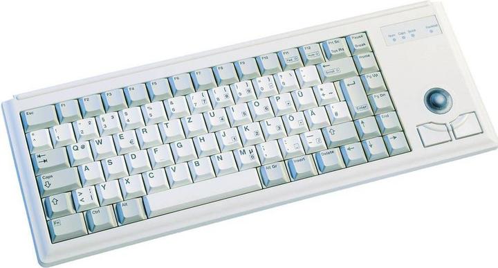 Image du produit CHERRY Clavier gris 19" Trackball Layout DE (Allemagne, Filaire)