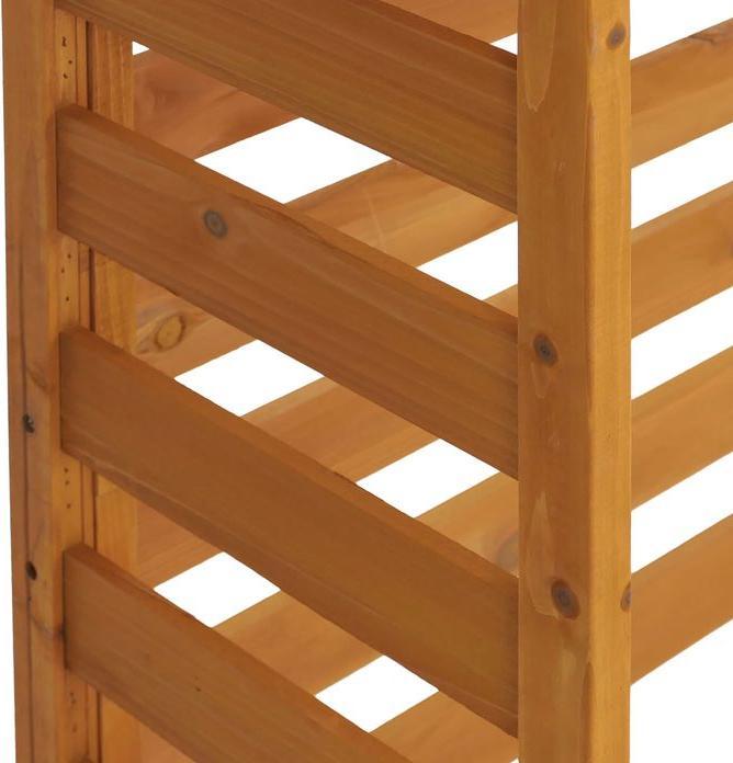 Produktbild Mendler Verkleidung für Klimaanlage/Wärmetauscher Q15, Abdeckung Holz FSC®-zertifiziert 78x84x32cm, natur