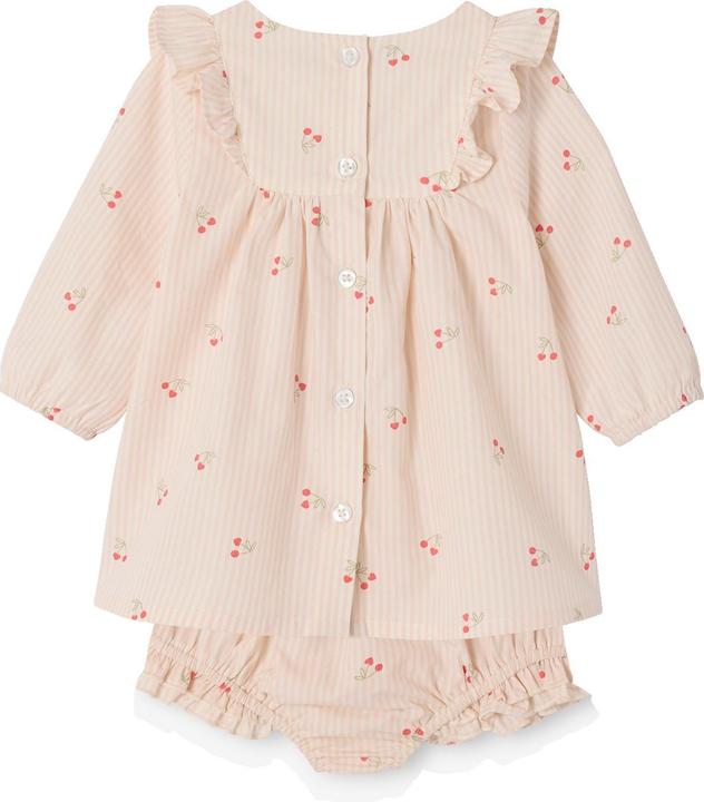 Vertbaudet Mädchen Baby-Set: Kleid & Shorts mit Rüschen