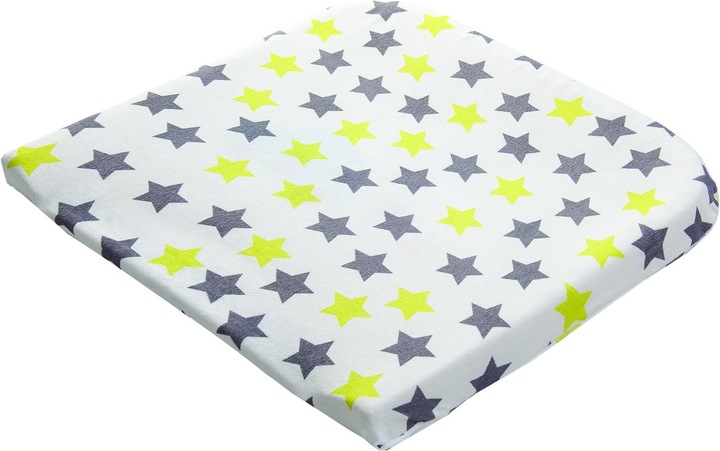 Produktbild Zewi Wickelkissenüberzug bedruckt zu 6802 lime Stars (72 x 76 cm)
