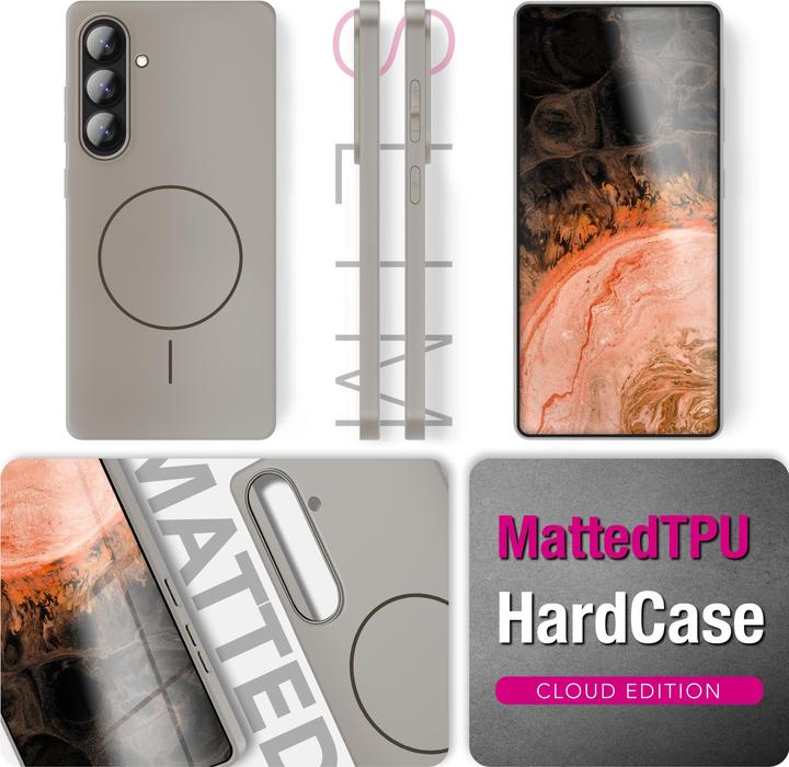 Produktbild Nalia Cover "Cloud" - Ultradünnes MagSafe Hardcase - Matt, Vergilbungsfrei & Anti-Fingerabdruck (Samsung Galaxy S26)
