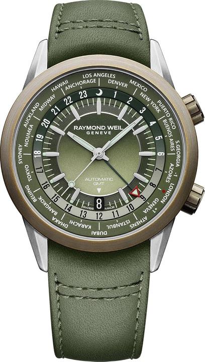 Produktbild Raymond Weil Freelancer GMT Worldtimer (42 mm)