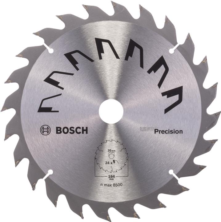 Produktbild Bosch Zubehör Kreissägeblatt PRECISION D= 184 mm Bohrung= 16 mm Z= 24