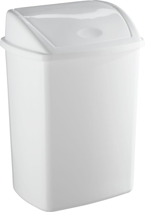 Produktbild Vepa Bins Abfallbehälter mit Schwingdeckel, aus Kunststoff, Inhalt 26 l, weiss (26 l)