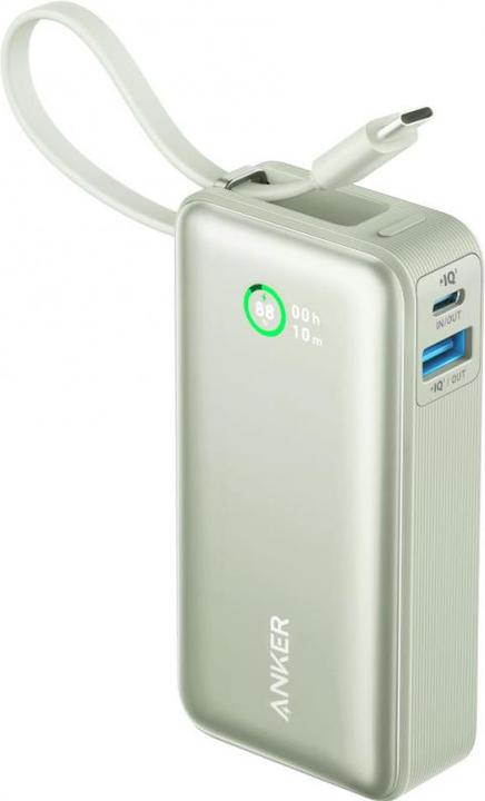 Image du produit Anker 545 Nano Power Bank 10000mAh PD 30W vert (10000 mAh, 30 W, 30 Wh)