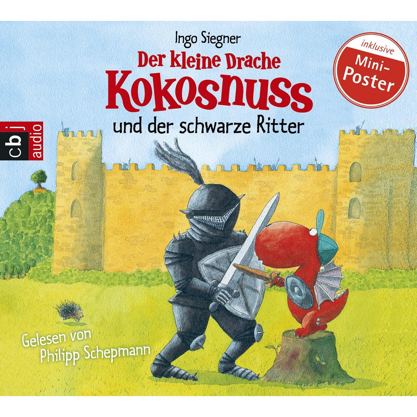 Der kleine Drache Kokosnuss und der schwarze Ritter, Hörbücher von Ingo Siegner, Philipp Schepmann