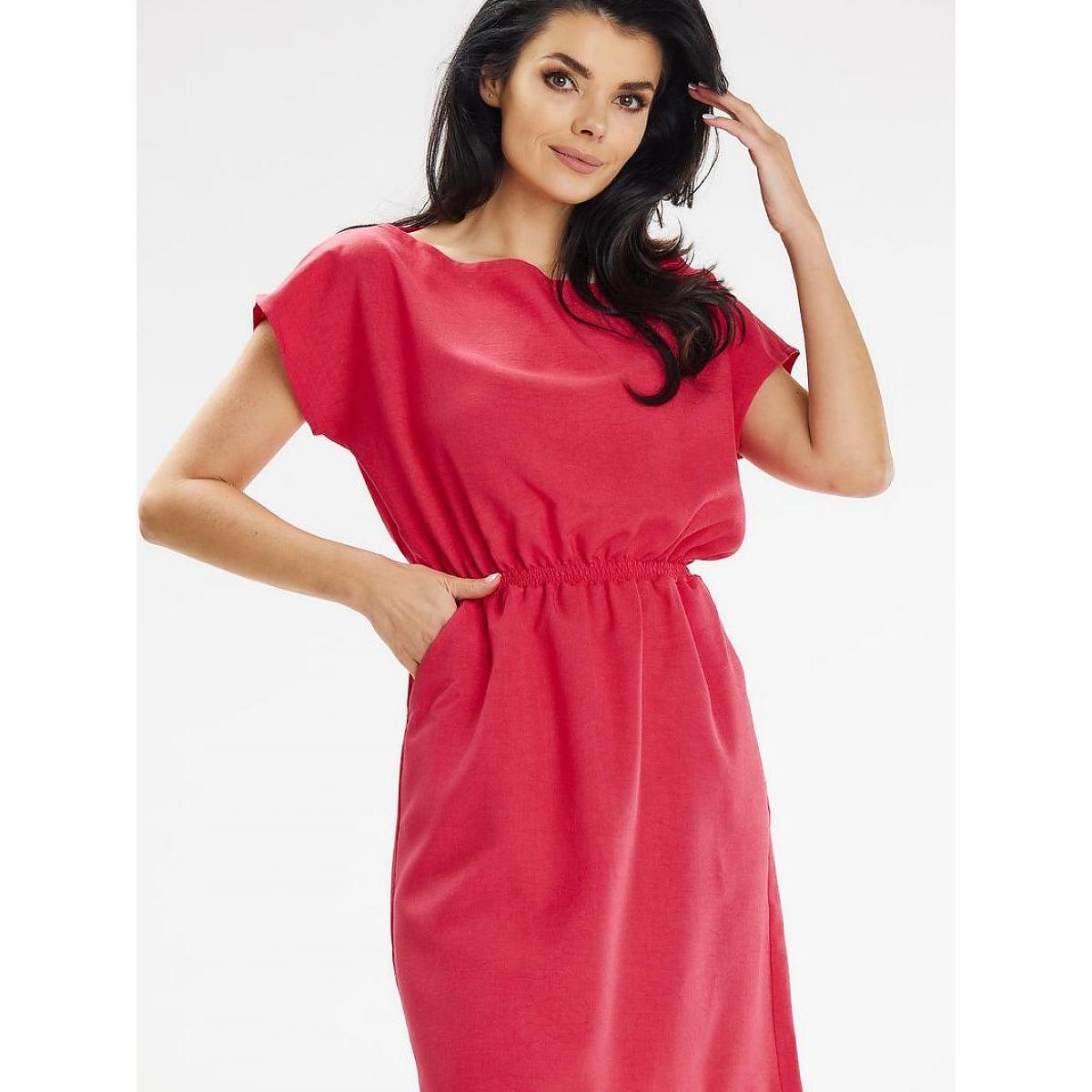 Awama, Damen, Kleider, Alltagskleid model, Rosa, (S)