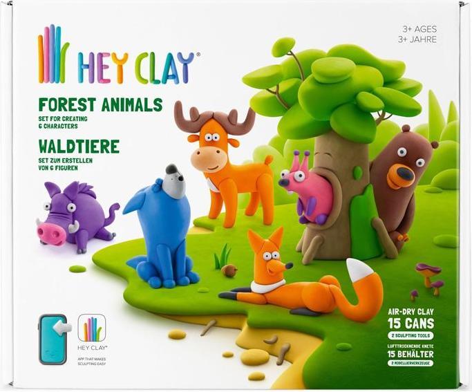 Produktbild Tomy Hey Clay Waldtiere