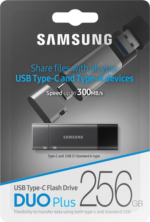 Produktbild Samsung Duo Plus (256 GB, USB-C, USB-A, USB 3.1)