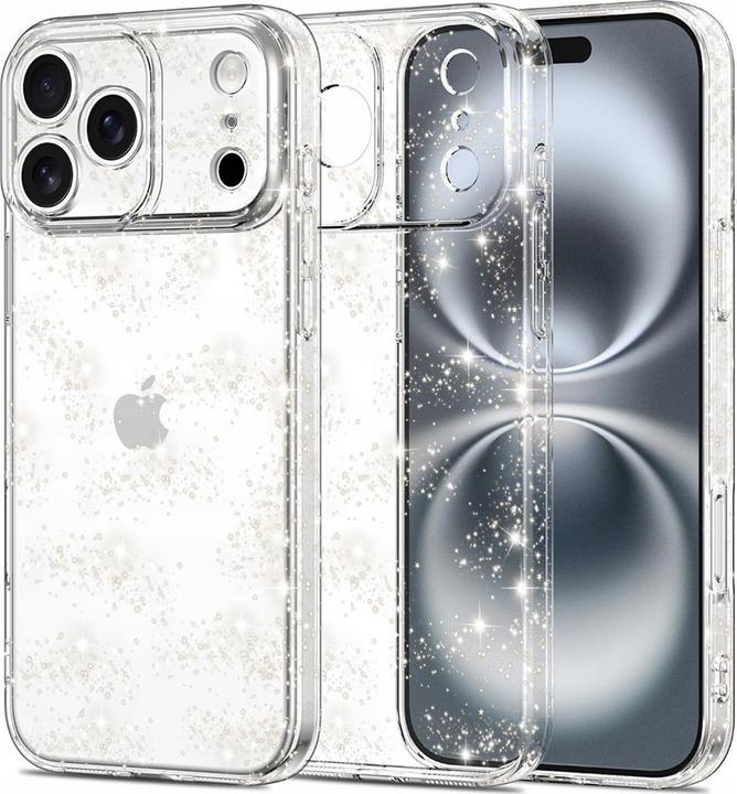 Actual product image Techsuit - SparkleSkin Series - iPhone 17 Pro Max - Clear (Apple iPhone 17 Pro Max)