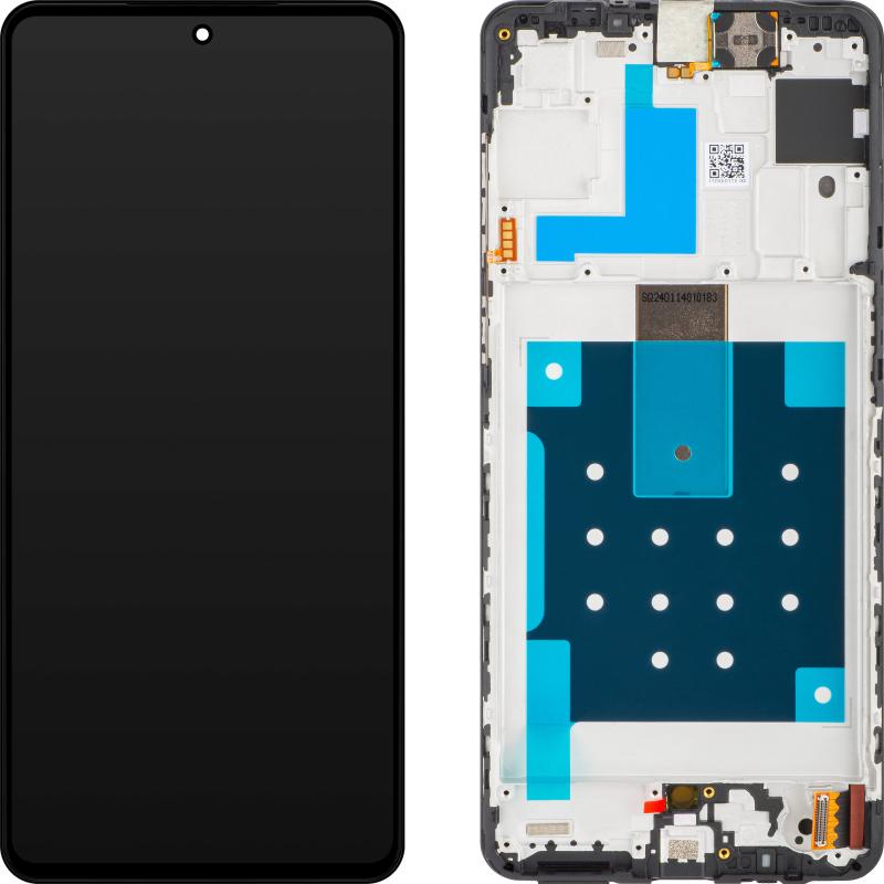 Samsung Display Unit für Galaxy M55, Schwarz, Mobilgerät Ersatzteile