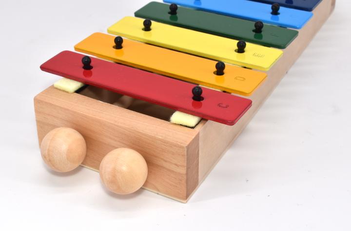 Produktbild Mein erstes Glockenspiel (Musikinstrument mit speziellem Resonanzboden, 8 hochwertige K (Xylophon)