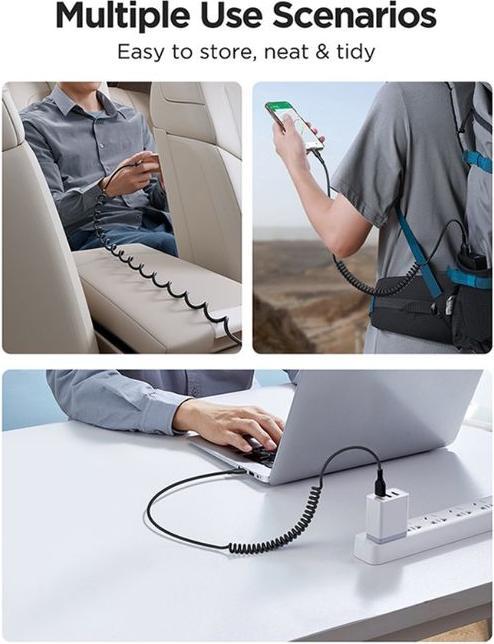 Actual product image Joyroom USB C – USB C (1.50 m, USB 3.2 Gen 1, 60 W)