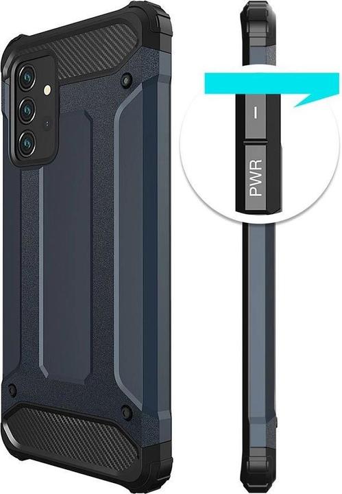 Produktbild Hurtel Back panel cover Hybrid Armor Case for Samsung Galaxy A56 - Blue (Samsung Galaxy A56)