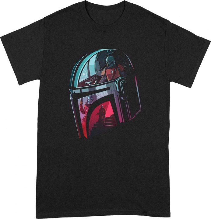 Image du produit Star Wars Mandalore Helmet Reflection Tshirt (XL)