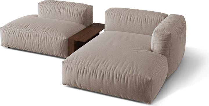 Image du produit Micadoni Canapé D'Angle Droit Modulaire, "Martina", 2 Places, 292x176x75 Fabriqué en Europe (Canapé modulaire, Canapé d'angle)