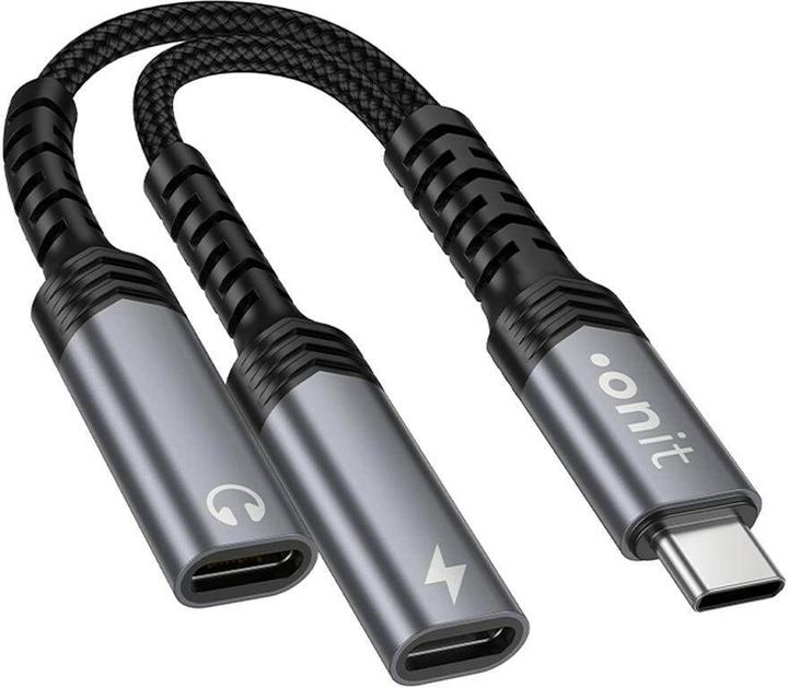 Actual product image Onit Digital-Audio-Adapter Premium USB-C auf dual USB-C (USB-C, USB-C)