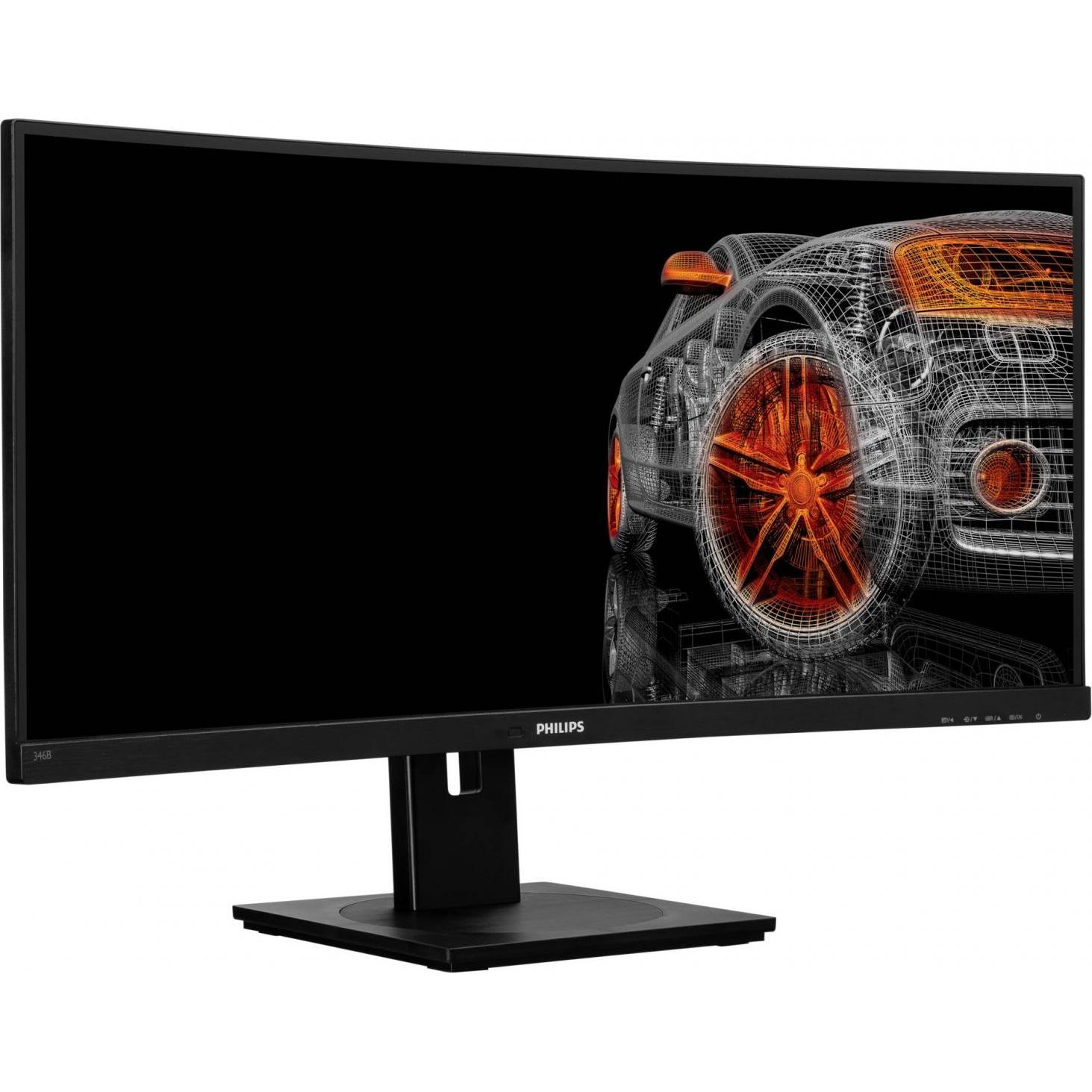 Philips 346B1C/00 (3440 x 1440 Pixel, 34"), Monitor, Schwarz
