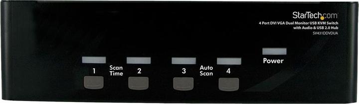 Produktbild StarTech 4 Port Dual DVI USB KVM Switch