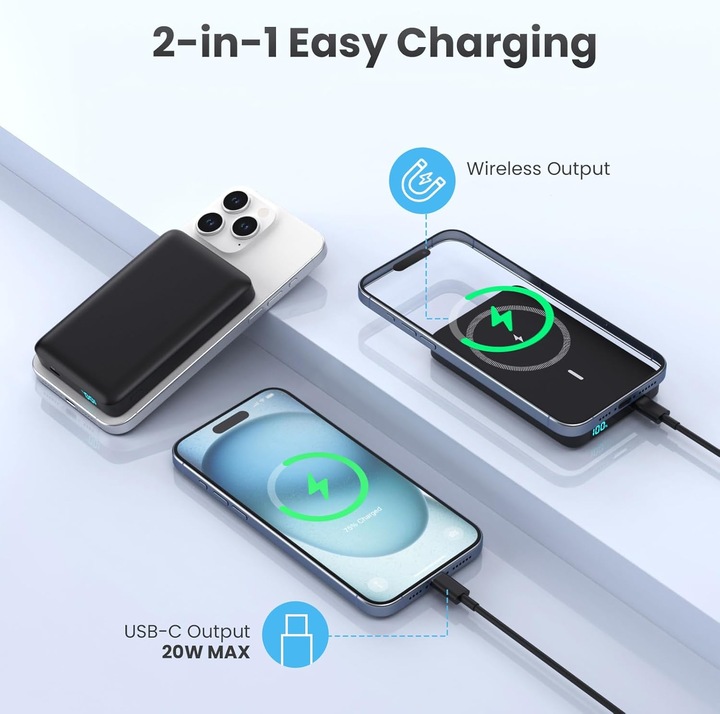 Produktbild Hetp Magnetische Powerbank (10800 mAh, 20 W)