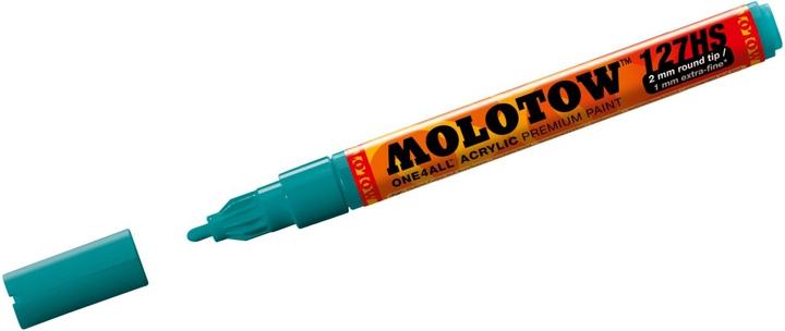 Actual product image Molotow Permanent marker One4All 127 HS refillable 2mm lagoon blue (Lagoon Blue, 2 mm, 1 x)
