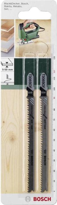 Produktbild Bosch Professional Zubehör Stichsägeblatt Bimetall, T 308