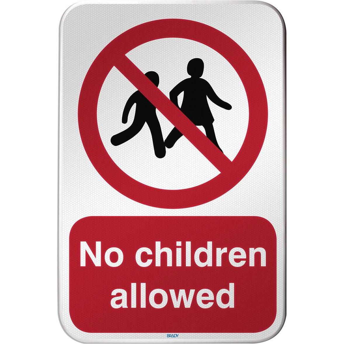Brady, Sicherheitskennzeichnung, ISO Safety Sign - No children