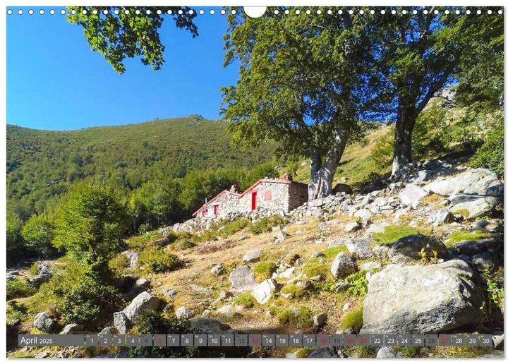 Produktbild Weitwandern auf Korsika GR 20 (Wandkalender 2025 DIN A3 quer), Monatskalender (A3)