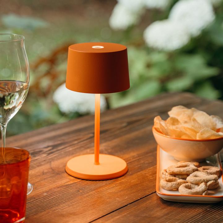 Produktbild Zafferano Olivia mini tischleuchte - Arancio