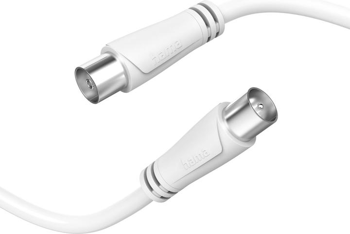 Image du produit Hama Câble d'antenne, fiche coaxiale - prise coaxiale, 1,5 m, 90 dB (90 dB, Câble d'antenne)
