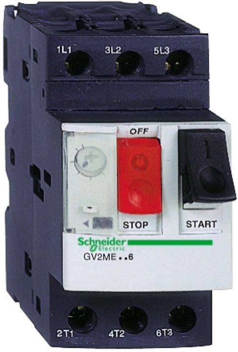 Actual product image Schneider Electric Motor protection switch GV2-ME, 1-1.6A, 3p GV2ME066