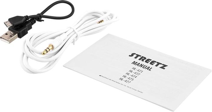 Actual product image Streetz BT200 (No noise cancellation, 22 h, Cable, Wireless)